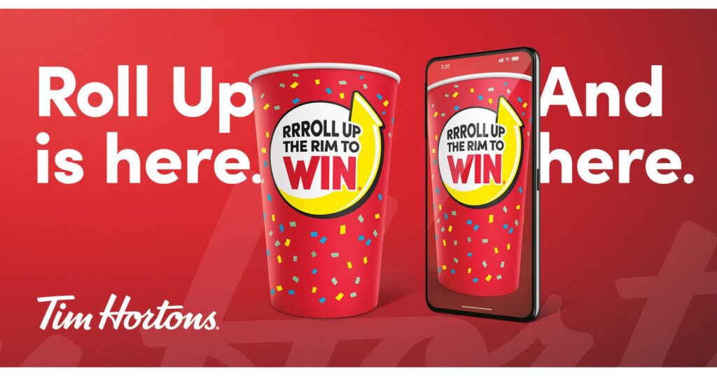 Tim Hortons Roll Up The Rim